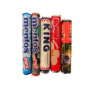 Zakje met snoeprollen – 5 stuks